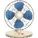 電気扇風機のアイコン