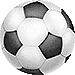 サッカーのボールのアイコン