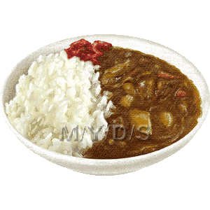 カレーライスのイラスト／無料素材集（条件付）