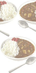 カレーライスの壁紙／非営利無料イラスト