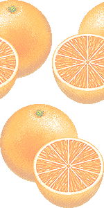 オレンジの壁紙／非営利無料イラスト