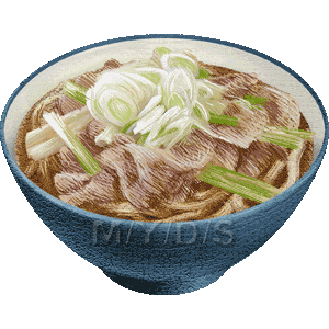 肉南うどんのイラスト／無料素材集（条件付）