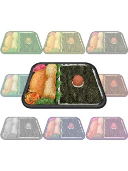 ポスカ・のり弁当／条件付フリー素材