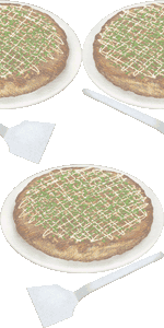 お好み焼きの壁紙／非営利無料イラスト