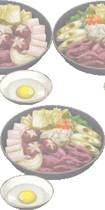 すき焼きの壁紙／非営利無料イラスト