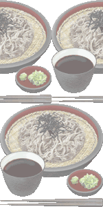 ざる蕎麦の壁紙／非営利無料イラスト