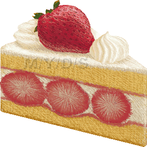 いちごのショートケーキのイラスト／無料素材集（条件付）