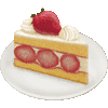 イチゴのショートケーキ・あいこん
