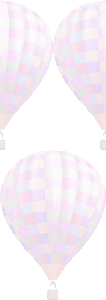 熱気球の壁紙／無料イラスト