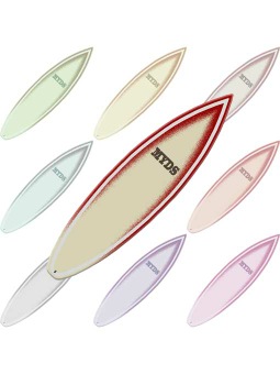ポスカ・サーフィンボード／条件付フリー素材