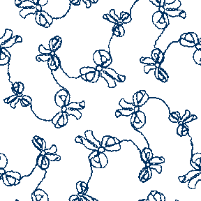 288 刺繍りぼんのスマートフォン壁紙
