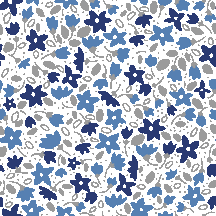 212 ブルー系小花の携帯背景画像