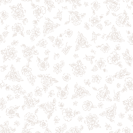 237 茶系単色花柄＞モノトーン花柄のテキスタイル図案／非商用無料イラスト