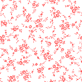 118 単色小薔薇のイラスト総柄