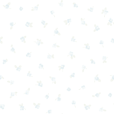 252 ボカシ青小花＞小花柄のテキスタイル図案／非商用無料イラスト