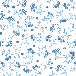 257 ブルー系小花のテキスタイル図案